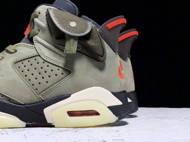 Reps TB CN1084-200 Medium Air Travis x Jordan Olive Scott 6 0713